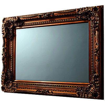 Carved Louis Mirror, Cream, 120 x 89.5cm Gold